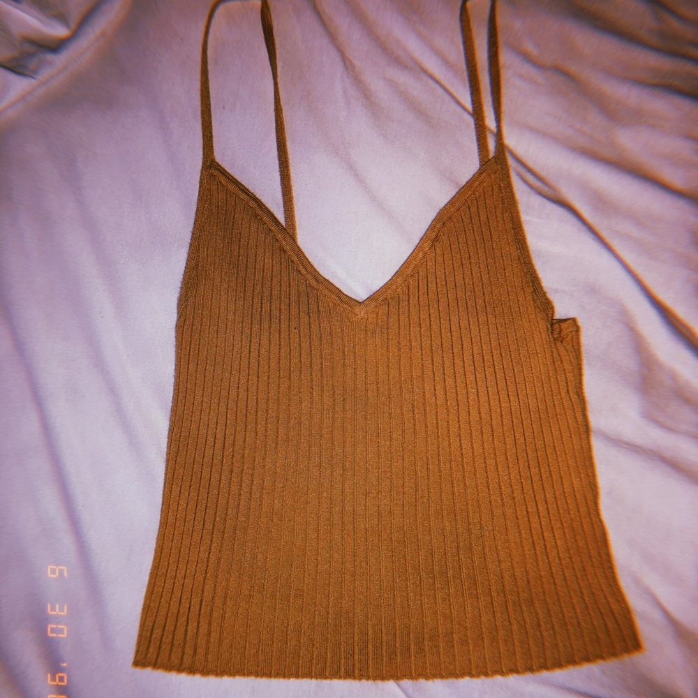 Sweater Tank Top (Yellow)